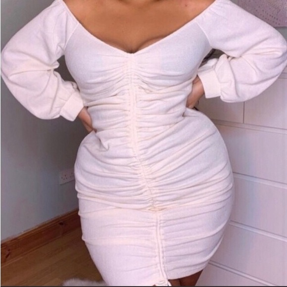 ❌final price today adorable thick material ruched ! - Picture 2 of 5